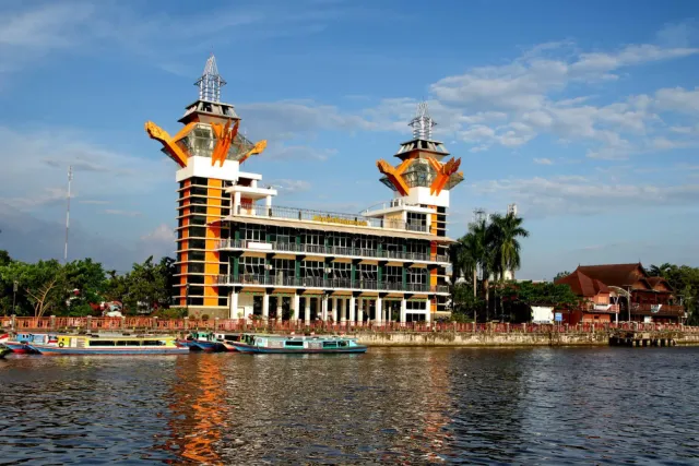 Menara Pandang riverfront in Banjarmasin